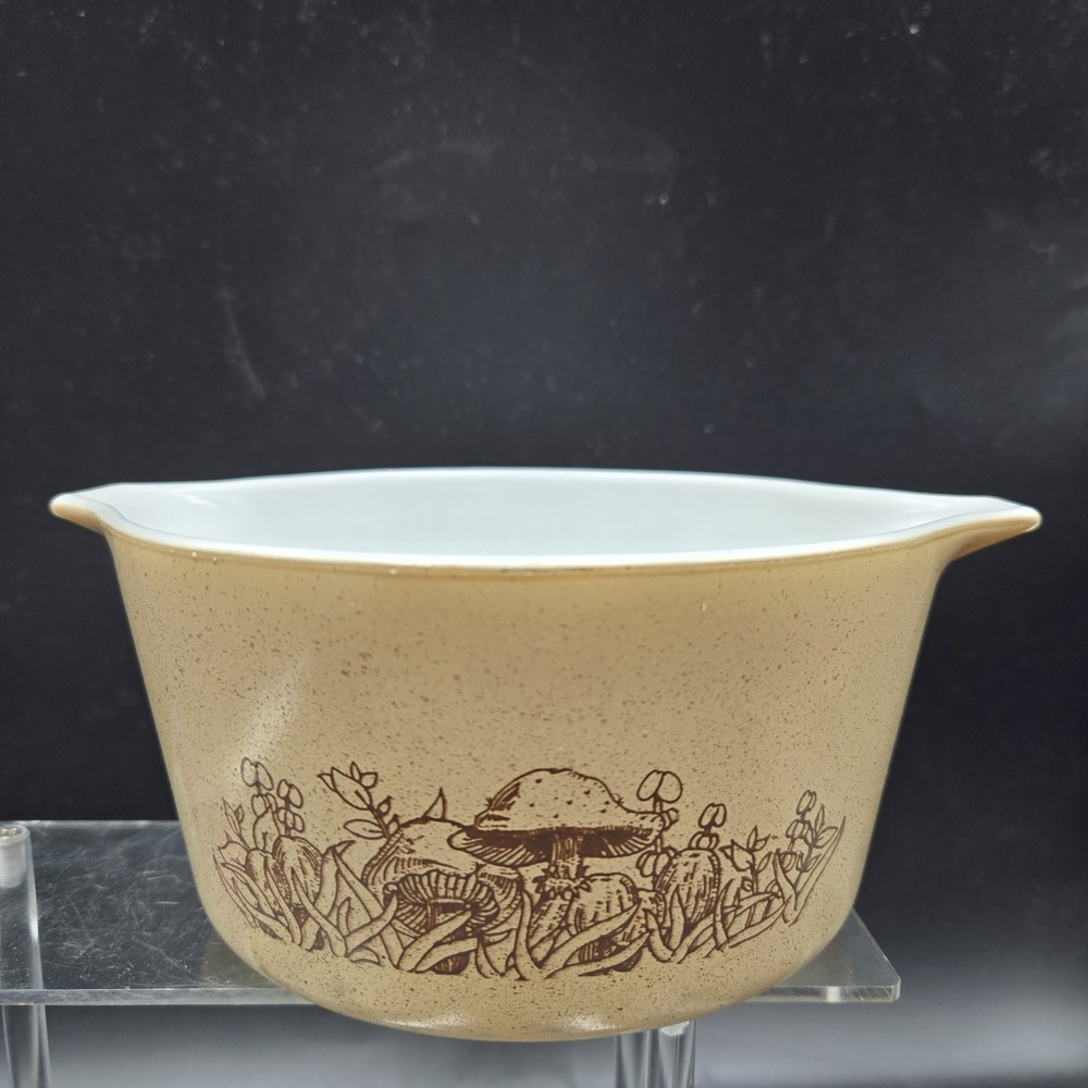 Vtg Pyrex 473-B Forest Fancies Mushroom Casserole Baking Dish 1 qt Replacement
